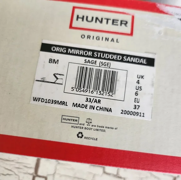 Hunter 6 Flats Sandals Excellent Condition - Picture 6 of 6